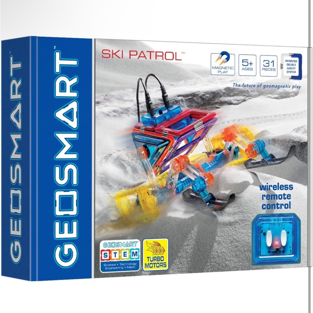 GeoSmart Ski Patrol - Build Remote-Controlled GeoMagnetic Vehicles